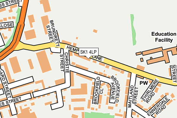SK1 4LP map - OS OpenMap – Local (Ordnance Survey)