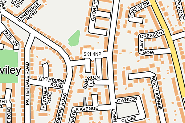 SK1 4NP map - OS OpenMap – Local (Ordnance Survey)