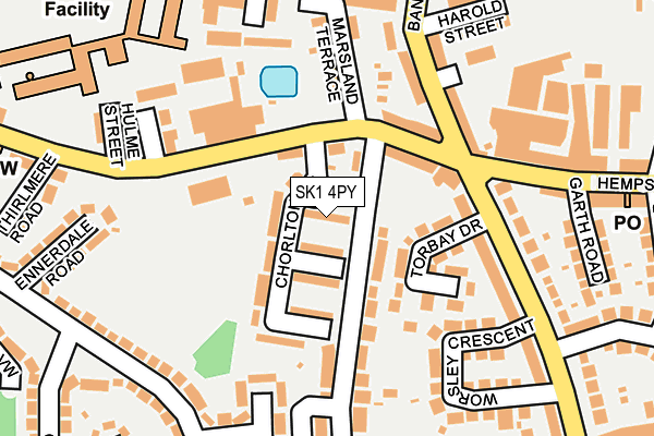SK1 4PY map - OS OpenMap – Local (Ordnance Survey)