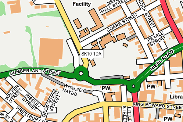 SK10 1DA map - OS OpenMap – Local (Ordnance Survey)