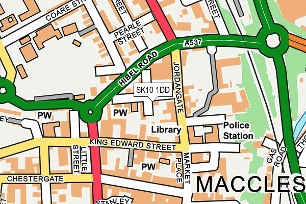 SK10 1DD map - OS OpenMap – Local (Ordnance Survey)