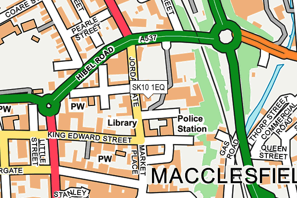 SK10 1EQ map - OS OpenMap – Local (Ordnance Survey)