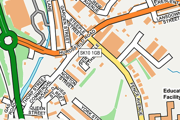 SK10 1GB map - OS OpenMap – Local (Ordnance Survey)