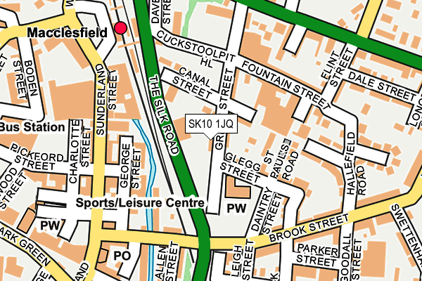 SK10 1JQ map - OS OpenMap – Local (Ordnance Survey)