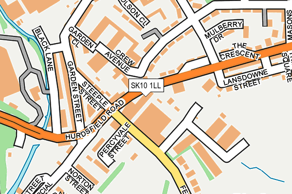 SK10 1LL map - OS OpenMap – Local (Ordnance Survey)