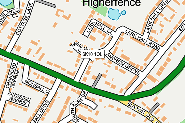 SK10 1QL map - OS OpenMap – Local (Ordnance Survey)