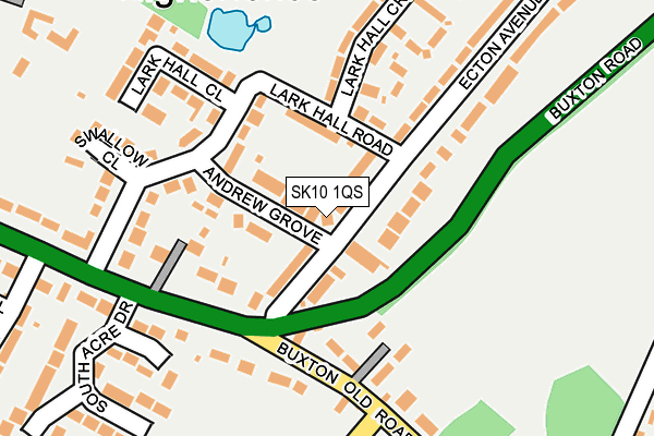SK10 1QS map - OS OpenMap – Local (Ordnance Survey)