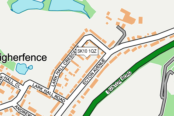 SK10 1QZ map - OS OpenMap – Local (Ordnance Survey)