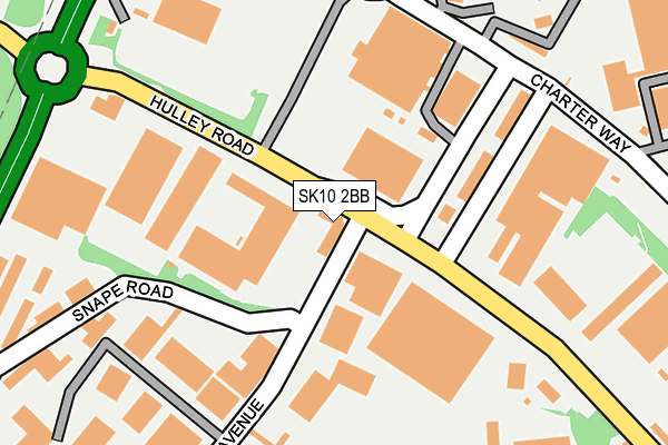 SK10 2BB map - OS OpenMap – Local (Ordnance Survey)