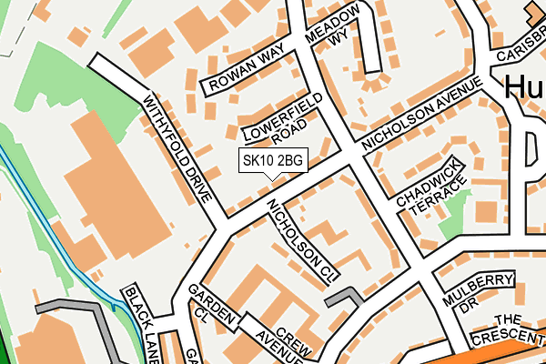 SK10 2BG map - OS OpenMap – Local (Ordnance Survey)