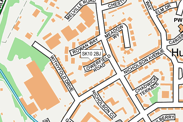 SK10 2BJ map - OS OpenMap – Local (Ordnance Survey)