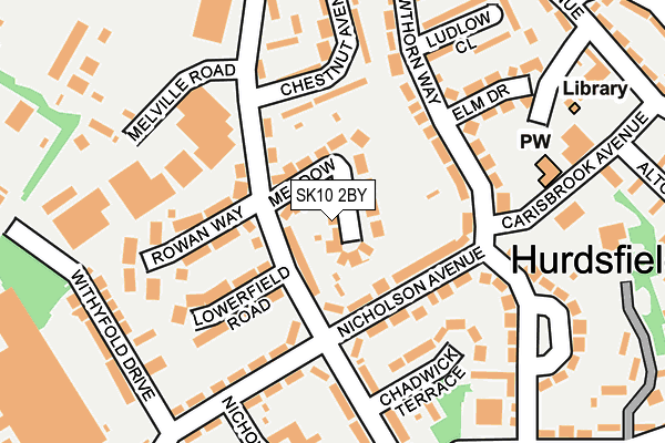 SK10 2BY map - OS OpenMap – Local (Ordnance Survey)