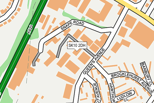 SK10 2DH map - OS OpenMap – Local (Ordnance Survey)