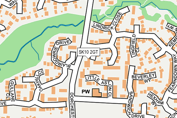 SK10 2GT map - OS OpenMap – Local (Ordnance Survey)