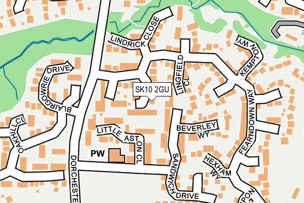 SK10 2GU map - OS OpenMap – Local (Ordnance Survey)