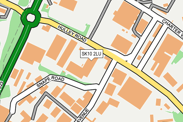 SK10 2LU map - OS OpenMap – Local (Ordnance Survey)