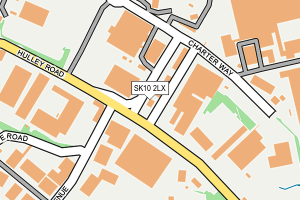 SK10 2LX map - OS OpenMap – Local (Ordnance Survey)