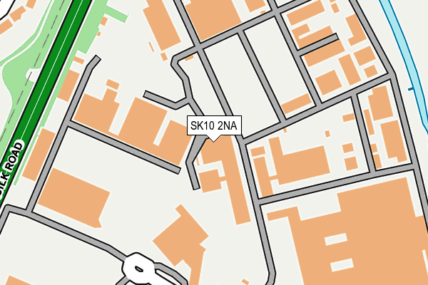 SK10 2NA map - OS OpenMap – Local (Ordnance Survey)