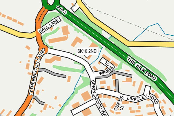 SK10 2ND map - OS OpenMap – Local (Ordnance Survey)