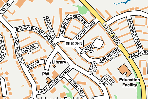 SK10 2NN map - OS OpenMap – Local (Ordnance Survey)