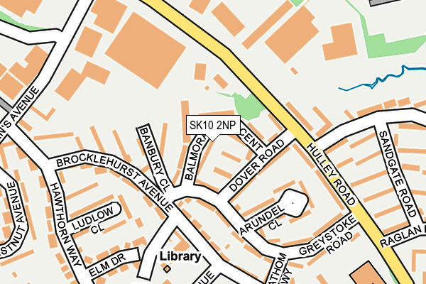 SK10 2NP map - OS OpenMap – Local (Ordnance Survey)