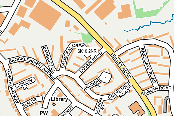 SK10 2NR map - OS OpenMap – Local (Ordnance Survey)