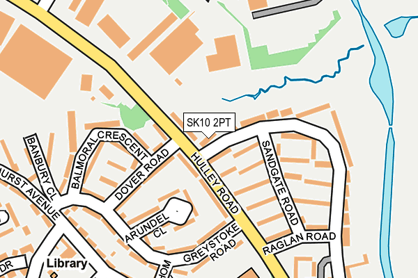 SK10 2PT map - OS OpenMap – Local (Ordnance Survey)