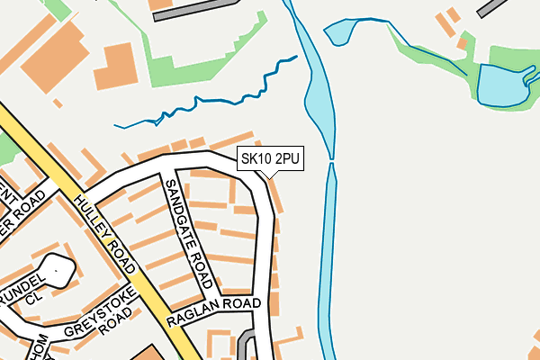 SK10 2PU map - OS OpenMap – Local (Ordnance Survey)