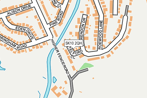 SK10 2QH map - OS OpenMap – Local (Ordnance Survey)