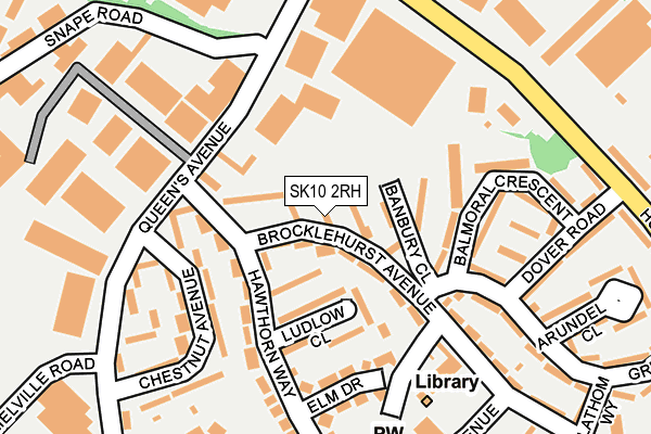 SK10 2RH map - OS OpenMap – Local (Ordnance Survey)