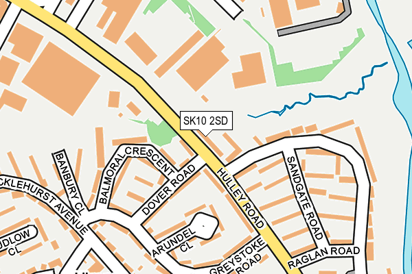 SK10 2SD map - OS OpenMap – Local (Ordnance Survey)