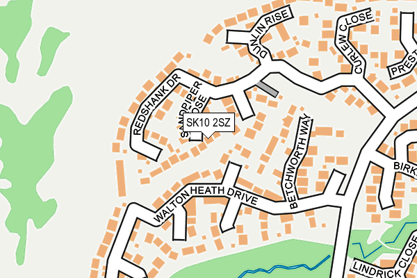 SK10 2SZ map - OS OpenMap – Local (Ordnance Survey)