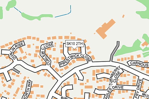 SK10 2TH map - OS OpenMap – Local (Ordnance Survey)