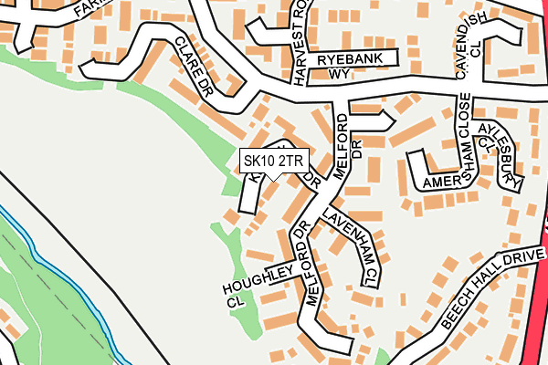 SK10 2TR map - OS OpenMap – Local (Ordnance Survey)