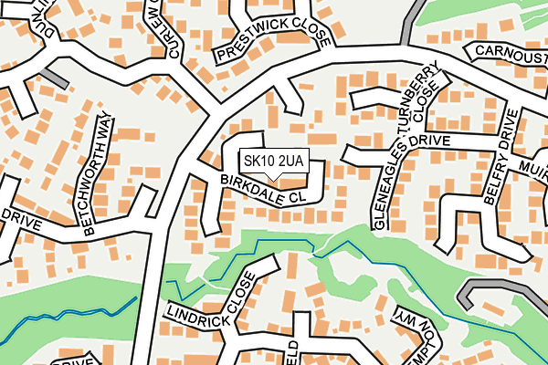 SK10 2UA map - OS OpenMap – Local (Ordnance Survey)