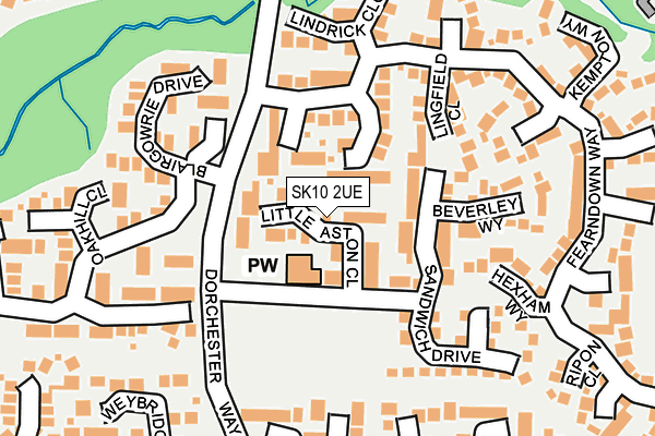 SK10 2UE map - OS OpenMap – Local (Ordnance Survey)