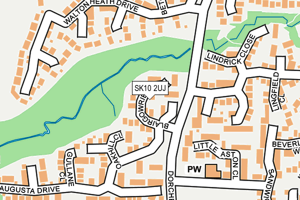 SK10 2UJ map - OS OpenMap – Local (Ordnance Survey)