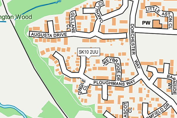 SK10 2UU map - OS OpenMap – Local (Ordnance Survey)