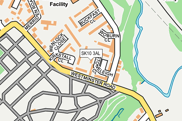 SK10 3AL map - OS OpenMap – Local (Ordnance Survey)