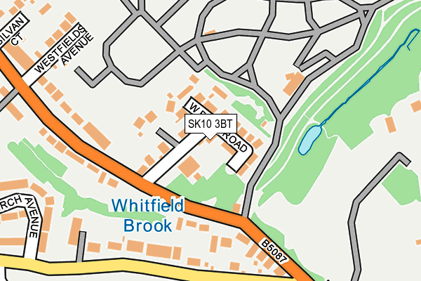 SK10 3BT map - OS OpenMap – Local (Ordnance Survey)