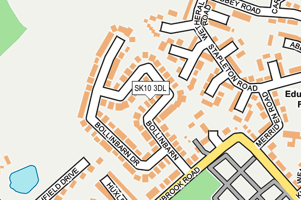 SK10 3DL map - OS OpenMap – Local (Ordnance Survey)