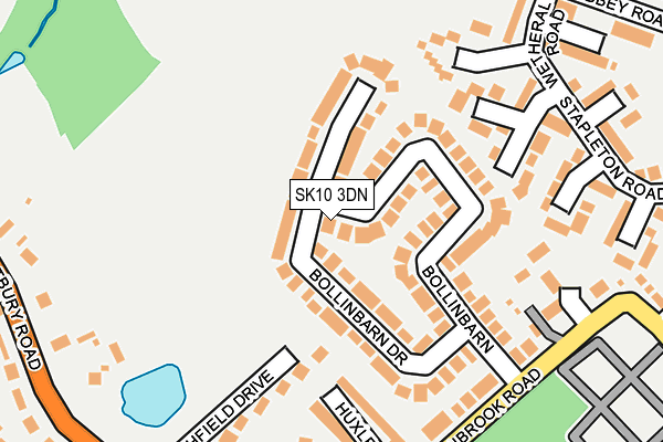 SK10 3DN map - OS OpenMap – Local (Ordnance Survey)