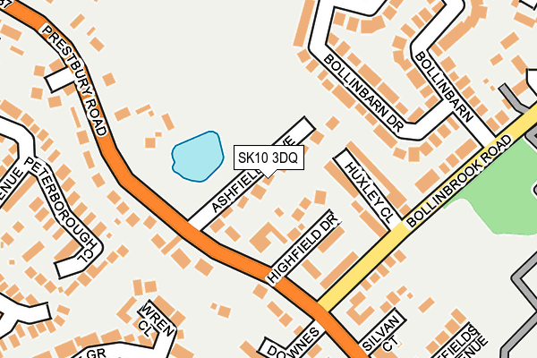 SK10 3DQ map - OS OpenMap – Local (Ordnance Survey)