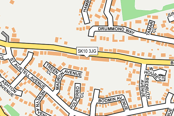 SK10 3JG map - OS OpenMap – Local (Ordnance Survey)