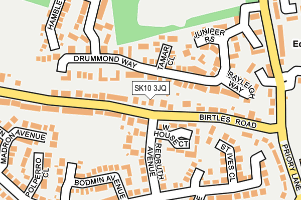 SK10 3JQ map - OS OpenMap – Local (Ordnance Survey)