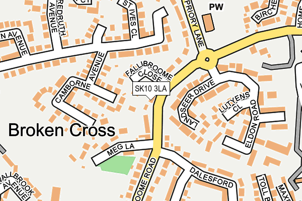 SK10 3LA map - OS OpenMap – Local (Ordnance Survey)