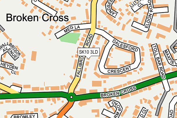 SK10 3LD map - OS OpenMap – Local (Ordnance Survey)