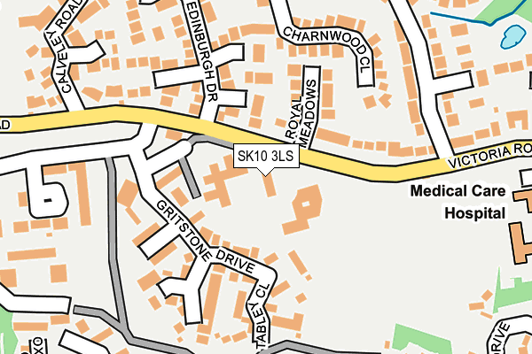 SK10 3LS map - OS OpenMap – Local (Ordnance Survey)
