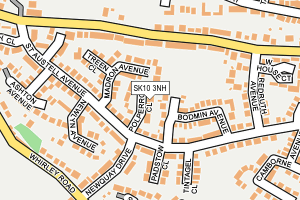 SK10 3NH map - OS OpenMap – Local (Ordnance Survey)