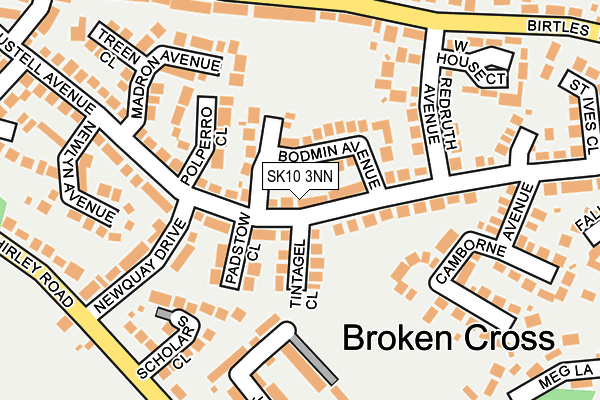SK10 3NN map - OS OpenMap – Local (Ordnance Survey)